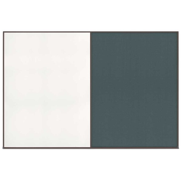 Enclosed Corkboard, 1 Door, 72"x48", 4" Fra